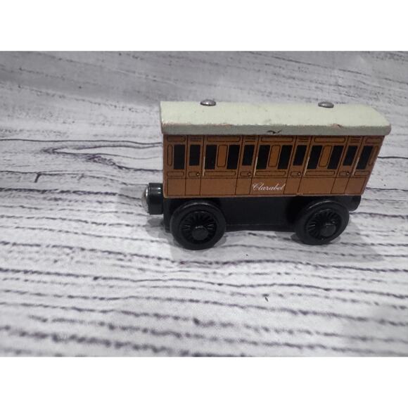 Vintage Thomas & Friends Wooden Railway Clarabel Passenger Coach - Picture 2 of 4